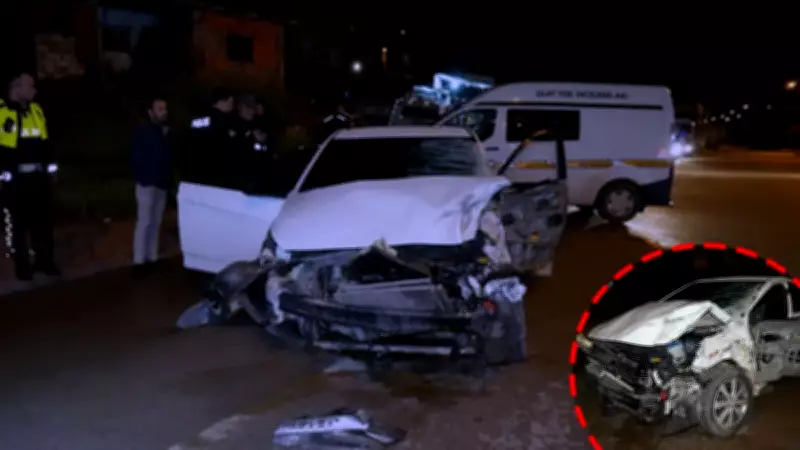 Kırıkkale'de kontrolden çıkan otomobil park halindeki çekiciye çarptı: 1 ölü 1 yaralı