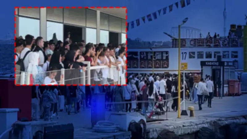 Kurban Bayramı'nın ikinci gününde Adalar iskelelerinde yoğunluk