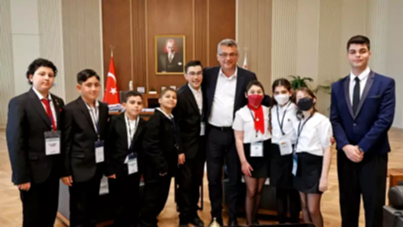 LÖSEV'in kahraman çocukları KKTC'de devletin zirvesinde ağırlandı