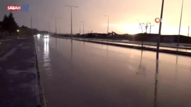 Malatya'da yağmur sonrası oluşan gökkuşağı görenleri büyüledi