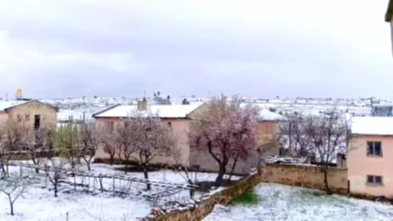 Mayısta kar sürprizi: Kayseri ve Kahramanmaraş'ın yüksek kesimleri beyaza büründü