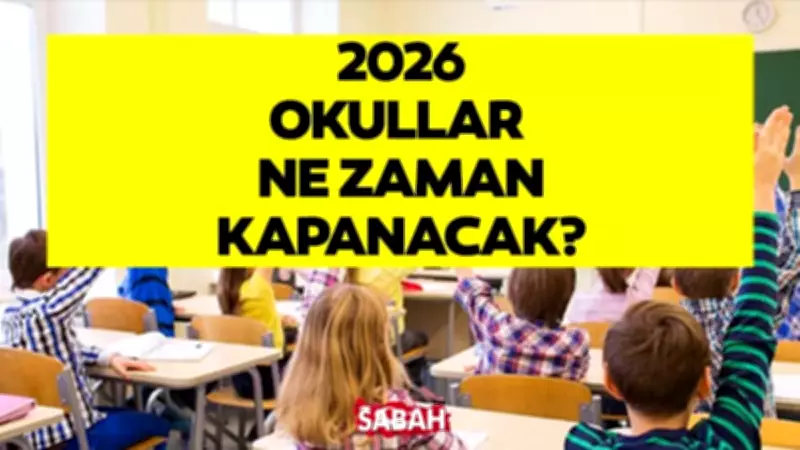 MEB 2025-2026 Eğitim Takvimi: Yaz Tatili 26 Haziran'da Başlıyor