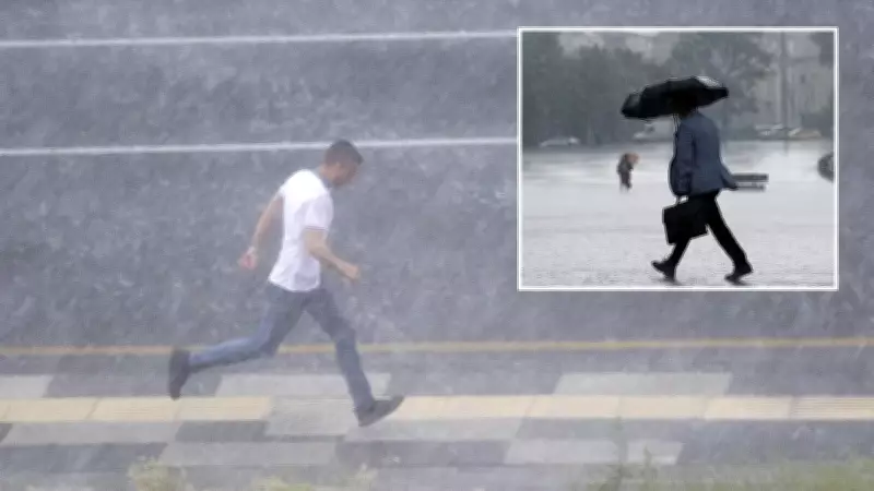 Meteoroloji'den kuvvetli yağış uyarısı: 5 bölgede sağanak bekleniyor