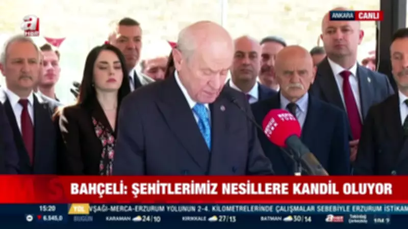 MHP Lideri Bahçeli'den Ülkücü Şehitler Anıtı'na Anlamlı Ziyaret