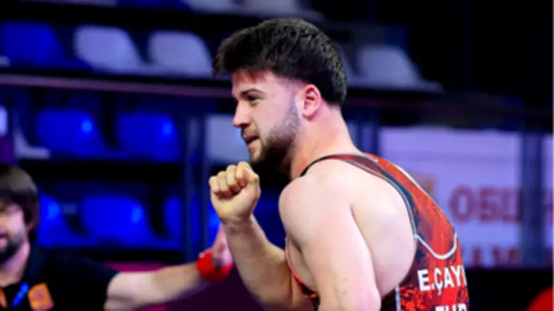 Milli güreşçi Emirhan Çayır U17 Avrupa ikincisi oldu