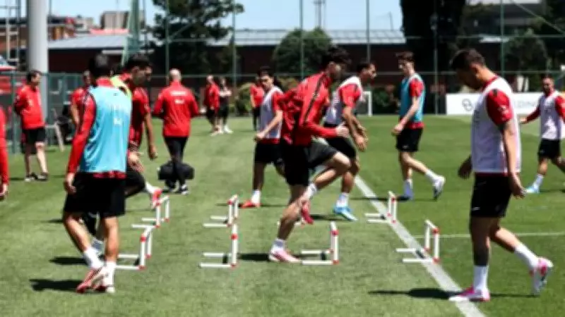 Milli Takım Kuzey Makedonya Maçı Hazırlıklarına Devam Ediyor