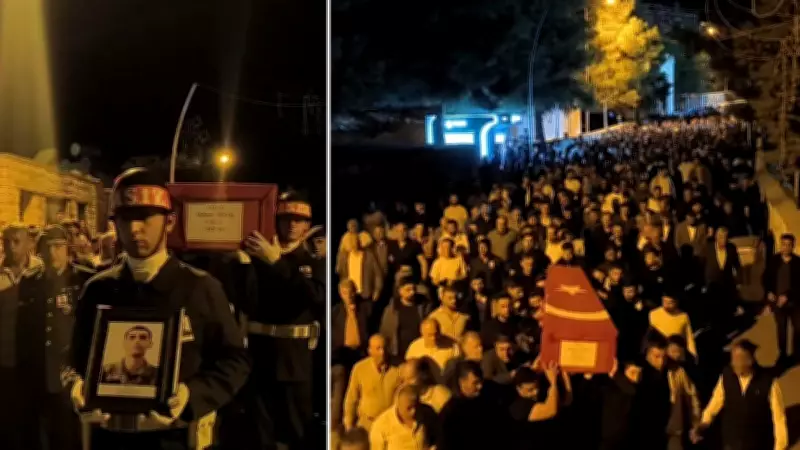 Motosiklet kazasında ölen asker Siirt'te son yolculuğuna uğurlandı