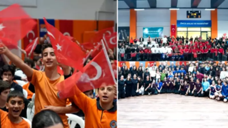 Ümraniye'de 38 bin 500 öğrenci spor şöleninde buluştu
