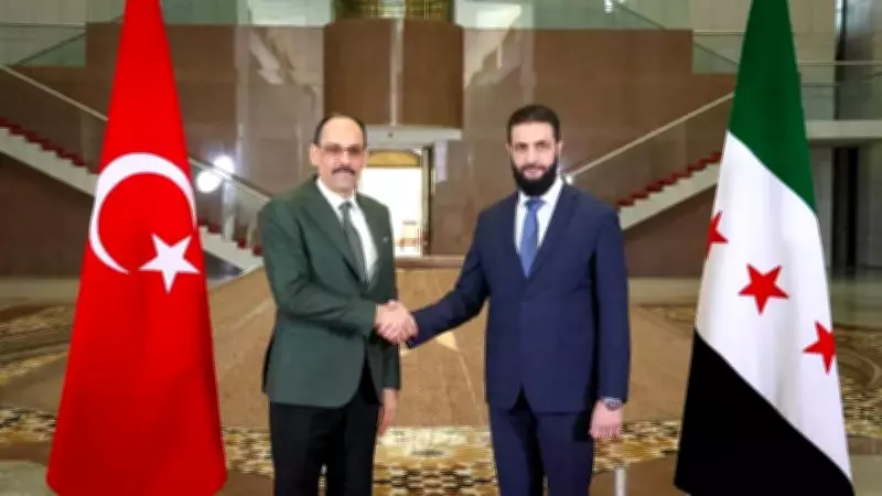 MİT Başkanı Kalın, Şam'da Suriye Devlet Başkanı Şara ile kritik görüşme yaptı