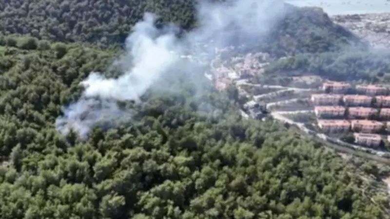 Muğla'da orman yangını paniği: Kısa sürede kontrol altına alındı