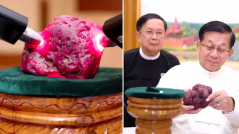 Myanmar'da 2,2 kilogramlık nadir yakut keşfedildi