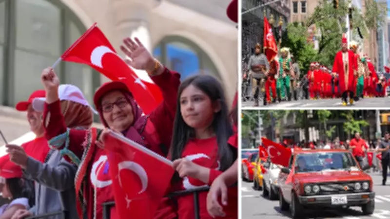 New York'ta 43. Türk Günü Yürüyüşü Coşkuyla Kutlandı