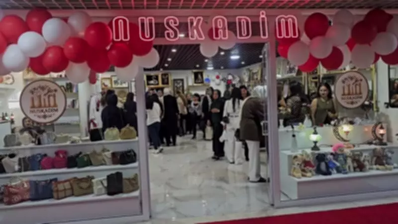 Nusaybin'de Kadın Emeği Yöresel Ürünler Mağazası Açıldı