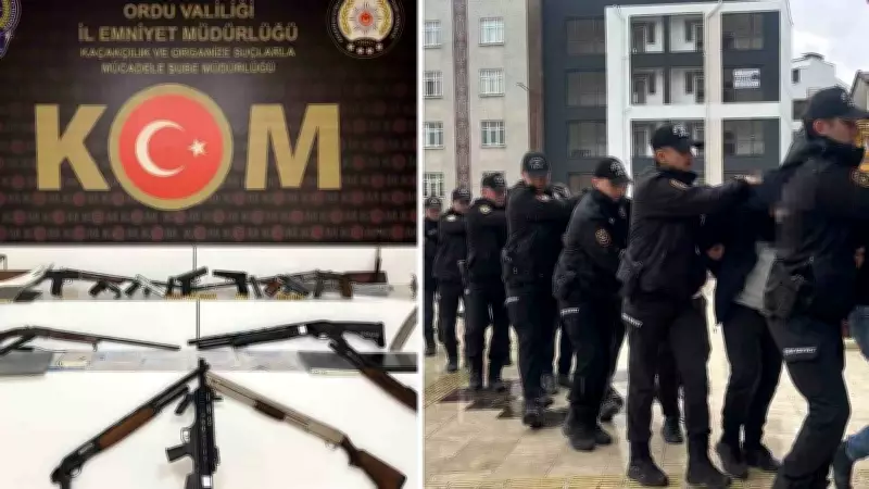 Ordu merkezli 11 ilde operasyon: 41 tutuklama, piton yılanı ele geçirildi