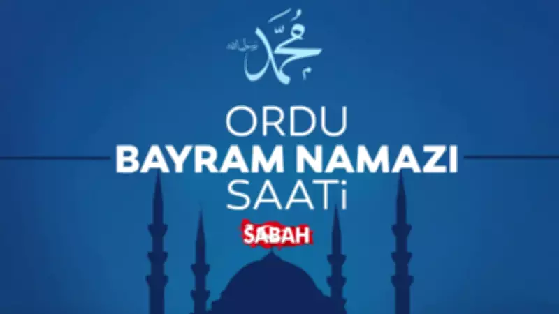 Ordu'da 2026 Kurban Bayramı namaz saati: Bayram namazı saat kaçta?
