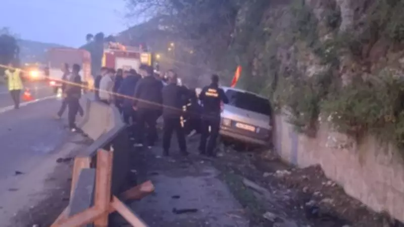 Ordu'da trafik kazası: 1 polis memuru hayatını kaybetti