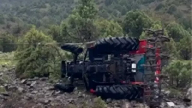 Çorum Kargı'da Traktör Şarampole Devrildi: 1 Yaralı
