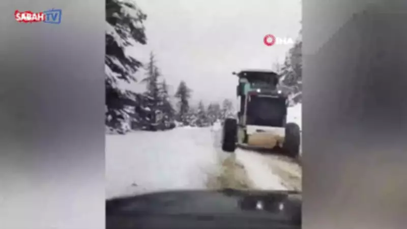 Osmaniye'de kar kalınlığı 1 metreye ulaştı, mahsur kalan vatandaş kurtarıldı