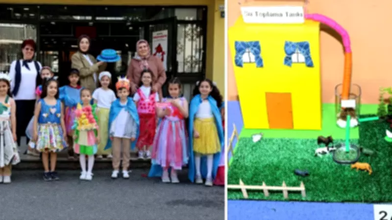 Öğrenciler Atık Malzemelerden Geri Dönüşüm Kıyafetleri Hazırladı