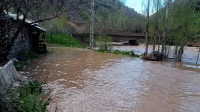 Şırnak'ta Habur Çayı Taştı: Ev ve Ahırlar Sular Altında Kaldı