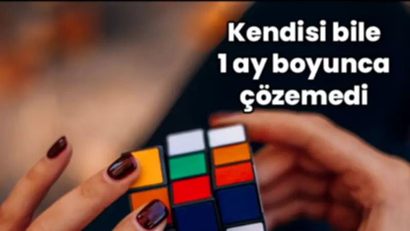 Rubik Küpü'nü mucidi bile bir ayda çözemedi!