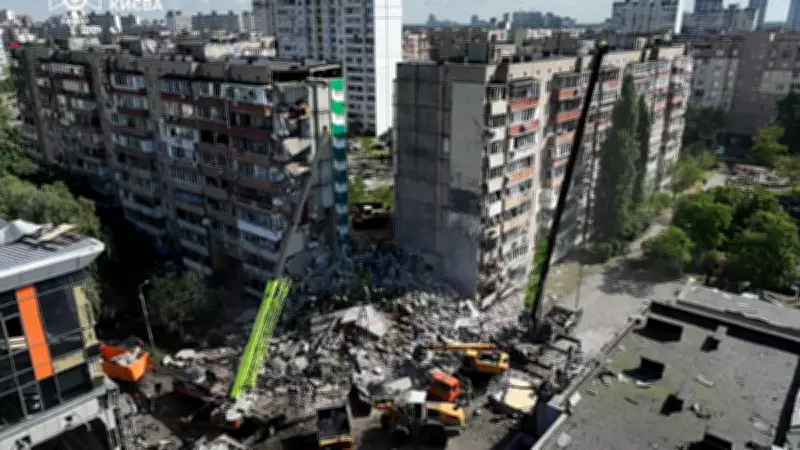 Rusya'dan Ukrayna'ya yoğun bombardıman: 9 katlı bina vuruldu