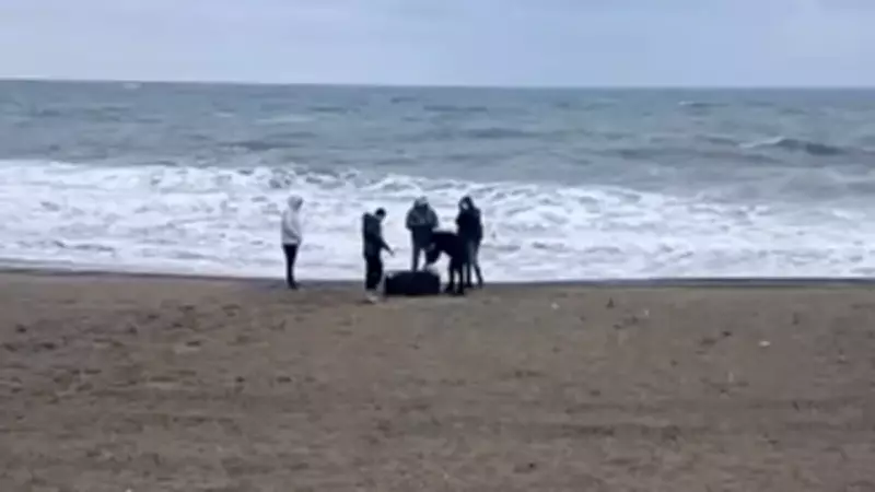 Sahile Vuran Çantadan 21,5 Kilo Uyuşturucu Çıktı