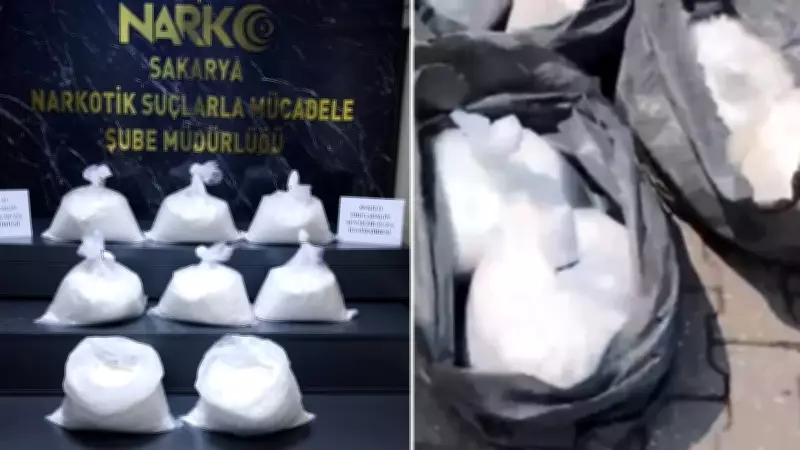 Sakarya'da 80 kilo sentetik hap hammaddesi ele geçirildi, 3 tutuklama