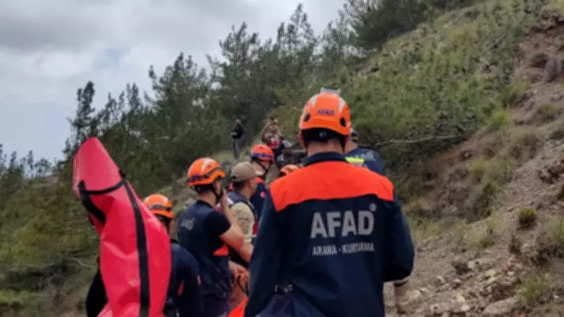 Samandağ'da kekik toplarken yüksekten düşen kadın yaralı kurtarıldı