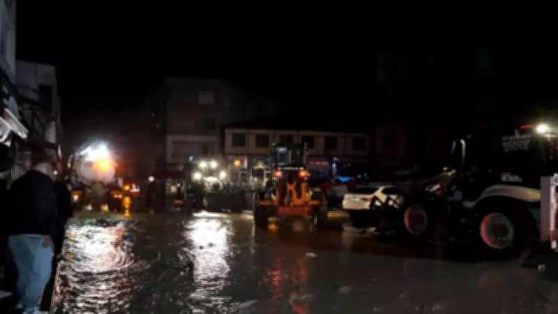 Samsun Havza'da sel: 3 okulda eğitime bir gün ara verildi