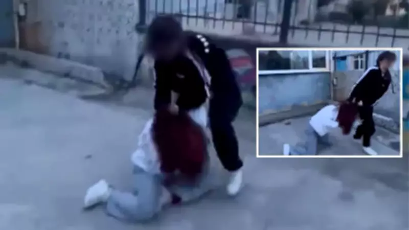 Samsun'da Ortaokul Bahçesinde Kız Öğrenciye Vahşi Saldırı