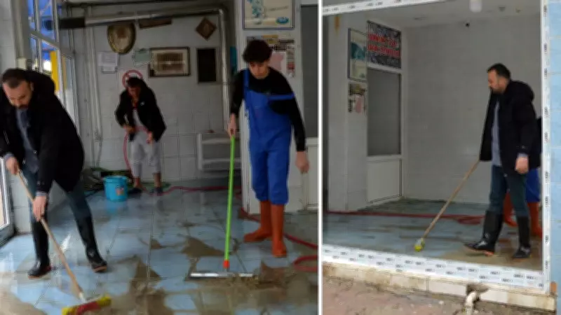 Samsun'da selzede esnafın kapı ve çerçeveleri ücretsiz yenileniyor