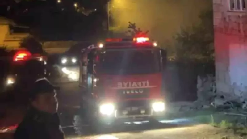 Seydişehir'de samanlık yangını itfaiyenin hızlı müdahalesiyle söndürüldü