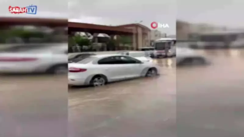 Siirt'te şiddetli sağanak sel getirdi: İş yerleri ve seralar su altında