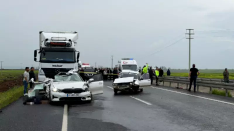 Siverek'te Zincirleme Trafik Kazası: 2 Ölü, 2 Yaralı