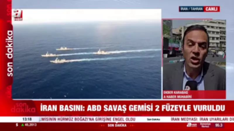 Son Dakika: İran, ABD Savaş Gemisini İki Füze ile Vurduğunu Açıkladı