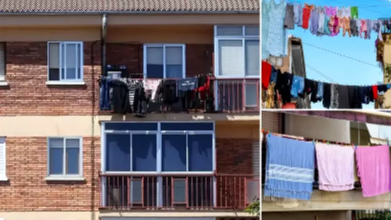 İspanya'da balkona çamaşır asmak yasaklandı
