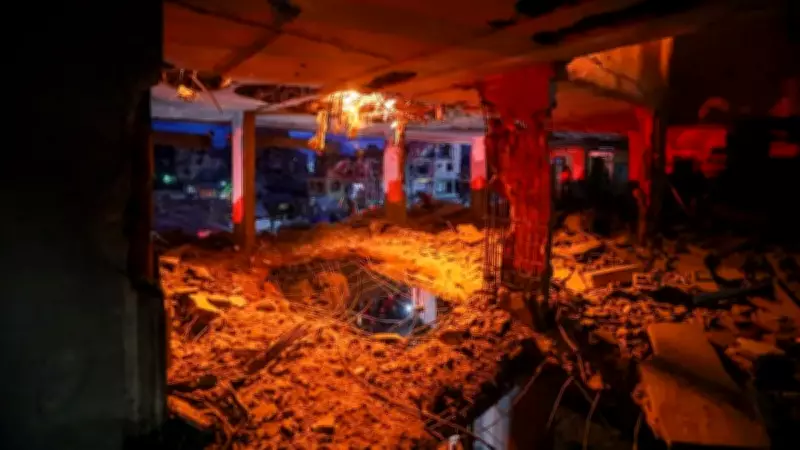 İsrail Gazze'de Megazi Mülteci Kampı'nda bir evi bombaladı, çok sayıda yaralı var