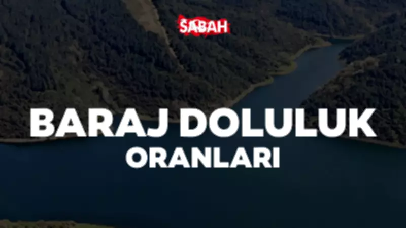 İstanbul, Ankara ve Bursa'da Baraj Doluluk Oranları Güncellendi