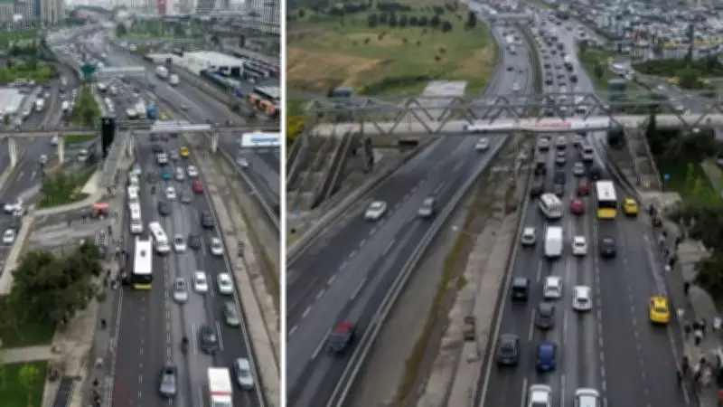 İstanbul'da Kurban Bayramı tatili öncesi trafik yoğunluğu yüzde 65'e ulaştı