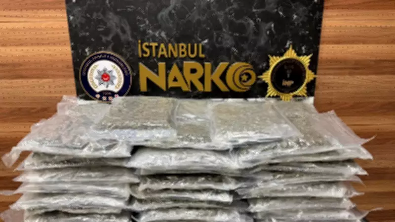 İstanbul'da Narkotik Operasyonu: 58 Kilo Skunk Ele Geçirildi