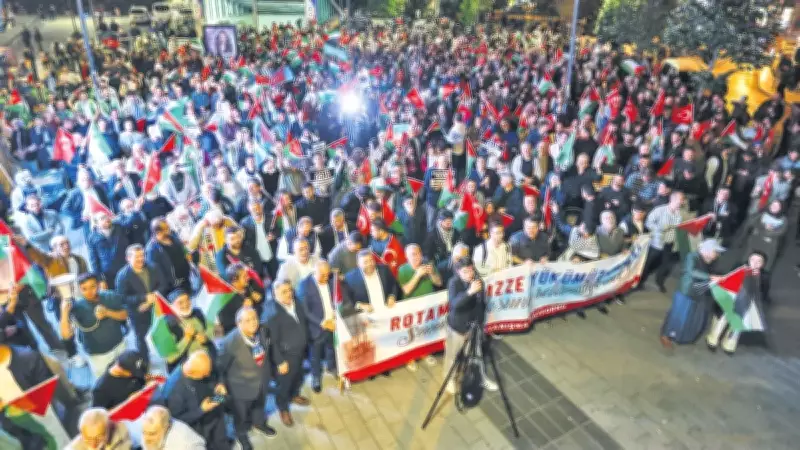 İstanbul'da İsrail Başkonsolosluğu Protesto Edildi