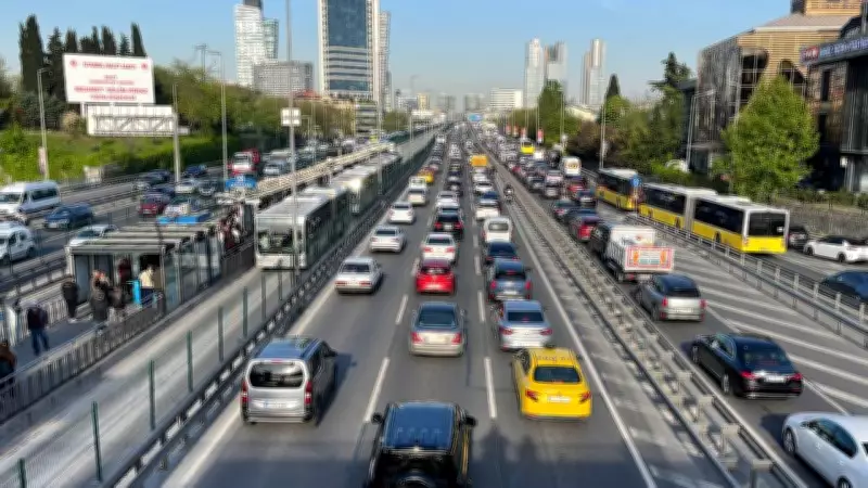İstanbul'da Trafik Yoğunluğu Yüzde 78'e Ulaştı