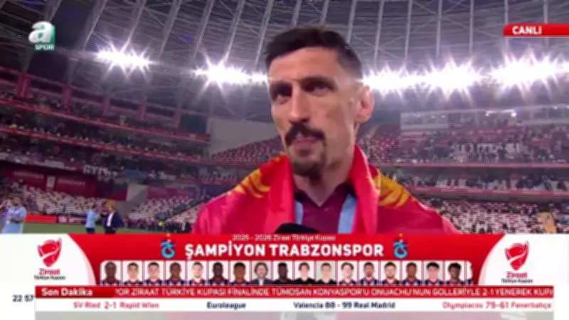 Stefan Savic'ten Trabzonspor şampiyonluğu için duygusal açıklamalar