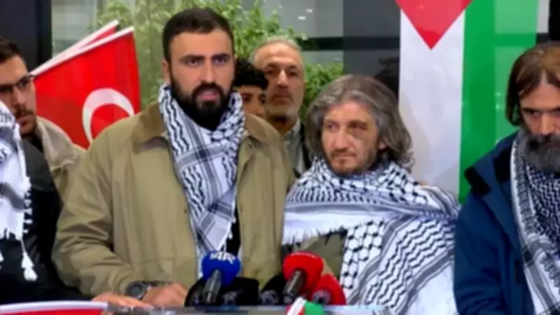 Sumud Filosu aktivisti Hüseyin Oral İstanbul'a getirildi