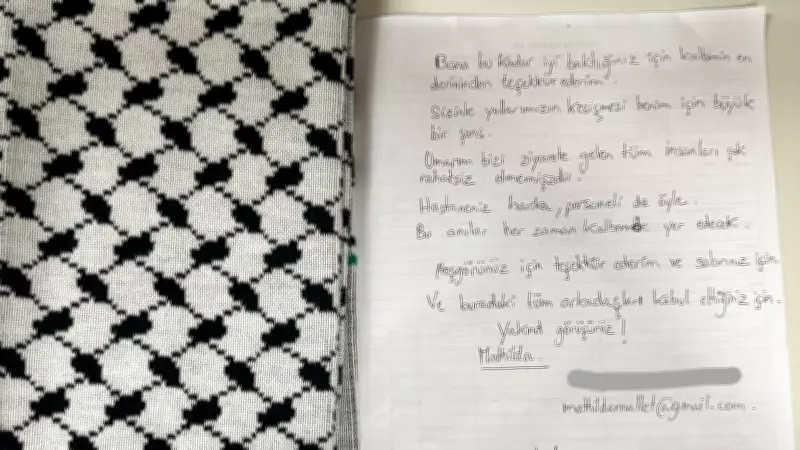Sumud Filosu aktivisti Mathilda Mallet'ten sağlık çalışanlarına duygusal veda
