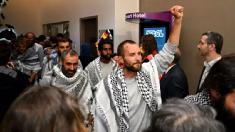 Sumud Filosu aktivistleri İstanbul'a geldi, THY uçakları indi