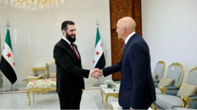 Suriye Cumhurbaşkanı Şara, ABD Temsilcisi Barrack ile Görüştü