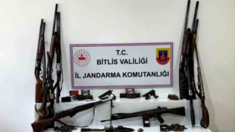 Tatvan'da 20 adrese eş zamanlı silah operasyonu: 1 gözaltı