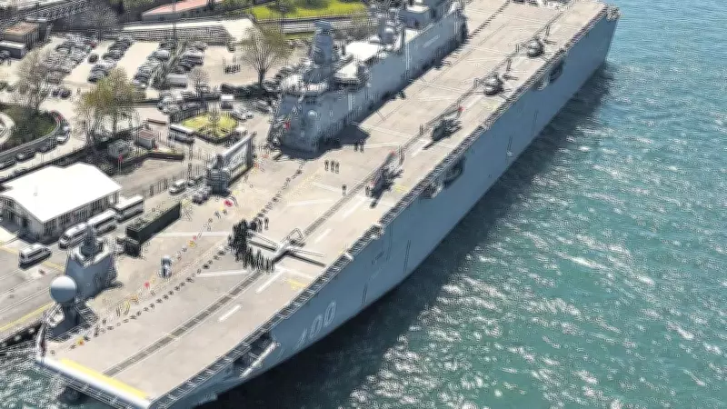 TCG Anadolu Sarayburnu'nda Ziyarete Açıldı, Vatandaşlar Gururlandı